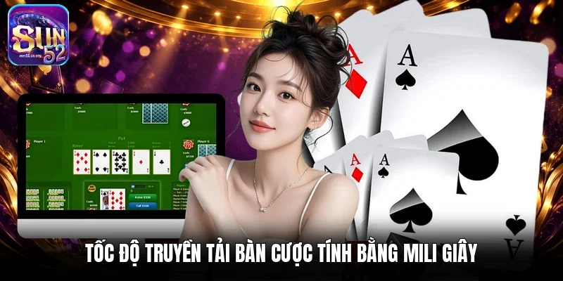 Tốc độ truyền tải bàn cược tính bằng mili giây